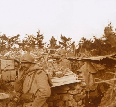 Línea del frente, Verdún, norte de Francia, 1916 de Unbekannt