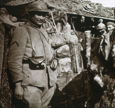Línea del frente en Berry-au-Bac, norte de Francia, c1914-c1918 de Unbekannt