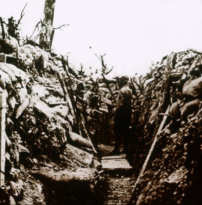 Línea del frente en Bonneuil, Francia, c1914-c1918 de Unbekannt