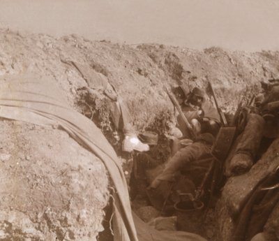 Trincheras de primera línea, Beauséjour, norte de Francia, c. 1914-c. 1918 de Unbekannt