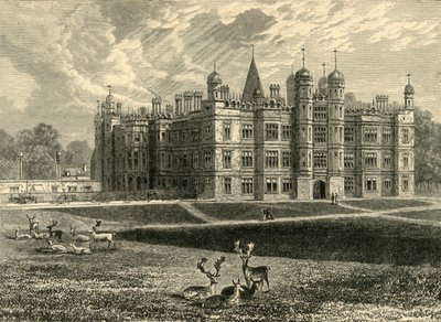 Frente de Burghley House de Unbekannt