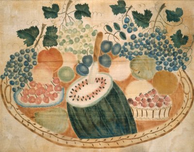 Fruta en una bandeja, c. 1840 de Unbekannt