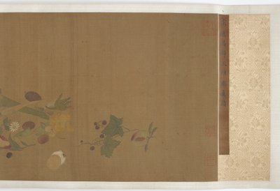 Frutas, verduras, flores e insectos, dinastía Ming, 1368-1644 de Unbekannt