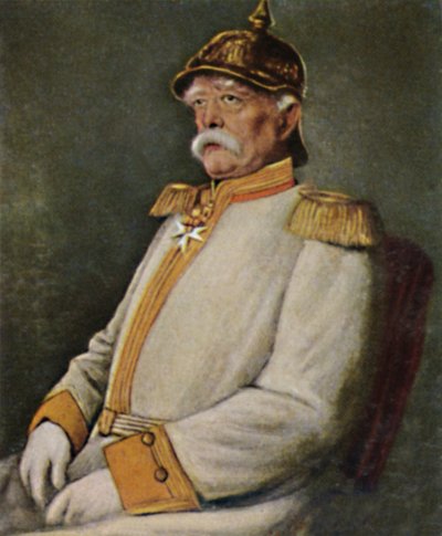 Príncipe Bismarck 1815-1898. - Pintura de Lenbach, 1934 de Unbekannt