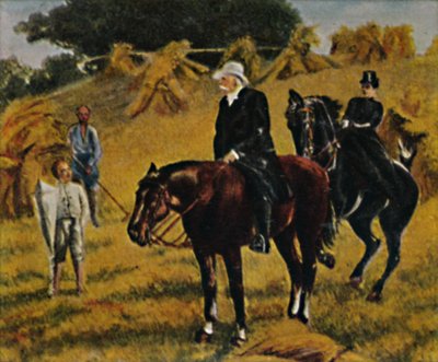 Fürst Bismarck 1815-1898 como terrateniente. - Pintura de Marz, 1934 de Unbekannt