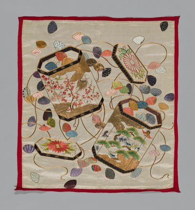 Cubierta de regalo Fukusa, Japón, período Edo 1615-1868 de Unbekannt