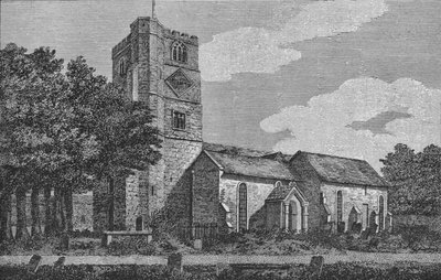 Iglesia de Fulham en 1812 de Unbekannt