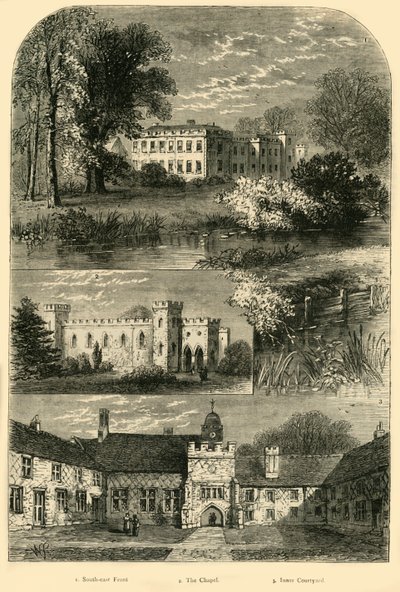 Palacio de Fulham en 1798, c1878 de Unbekannt
