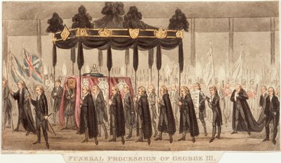 Procesión fúnebre de Jorge III de Unbekannt