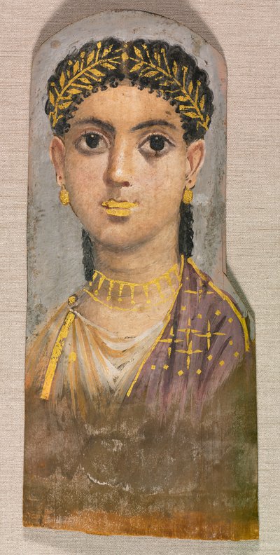 Retrato funerario de una niña, c. AD 25-37 de Unbekannt