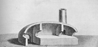 Horno utilizado en la fundición de cobre, c. 1826, 1911 de Unbekannt