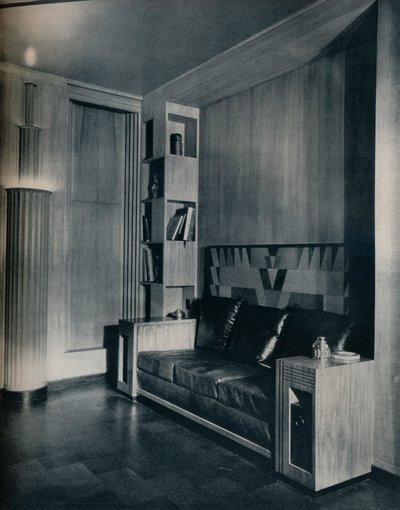 Mobiliario e interior de una oficina privada. Diseñado por Joseph Sinel, 1930 de Unbekannt