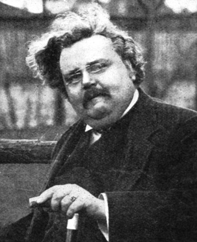 G.K. Chesterton 1874-1936, escritor inglés, principios del siglo XX de Unbekannt
