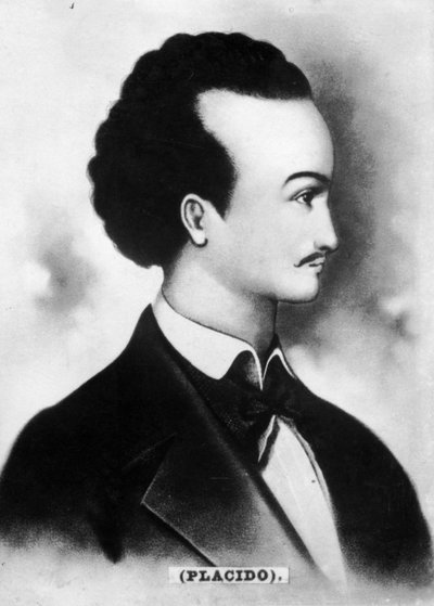 Gabriel de la Concepción Valdés [Plácido], 1809-1844, poeta cubano de Unbekannt
