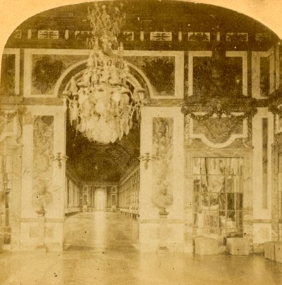 Galería de los Espejos, Versalles, Francia, finales del siglo XIX de Unbekannt
