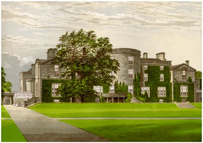 Galloway House, Wigtownshire, Escocia, hogar del Conde de Galloway de Unbekannt