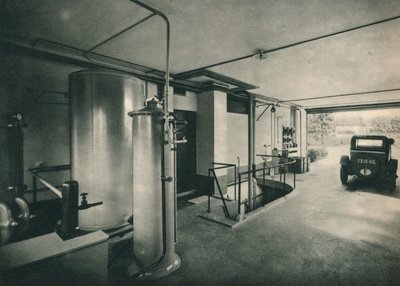 Garaje de una casa privada en Garches, cerca de París. Arquitectos, Le Corbusier y Pierre Jeanneret de Unbekannt