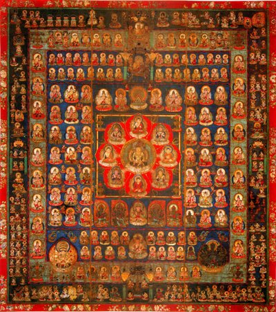 Garbhadhatu Mandala, siglos VIII-IX de Unbekannt
