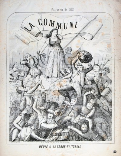 Garde Nationale, Comuna de París, 1871 de Unbekannt