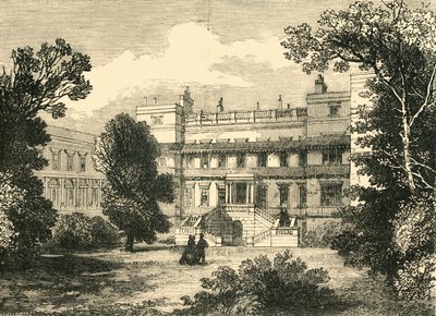 Fachada del jardín de la Casa Northumberland, 1881 de Unbekannt
