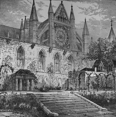 Jardín de la Casa Ashburnham, 1890 de Unbekannt