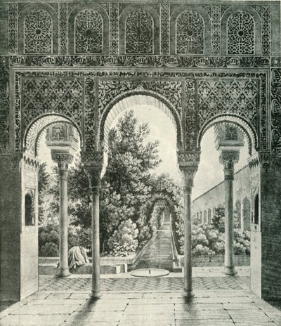 Jardín del Generalife, siglo XIX, 1907 de Unbekannt