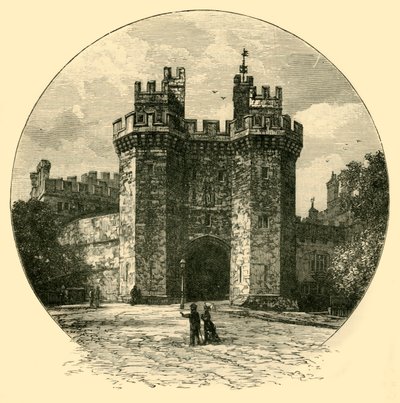 Puerta del castillo de Lancaster, 1898 de Unbekannt