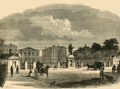 Puerta del Hospital de Niños Abandonados, c. 1876 de Unbekannt