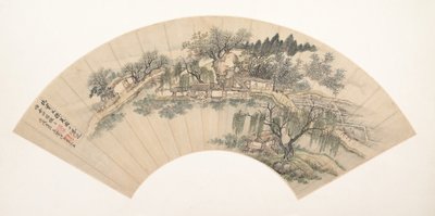 Recolección de castañas de agua, siglo XVIII o posterior, fecha espuria de 1706 de Unbekannt