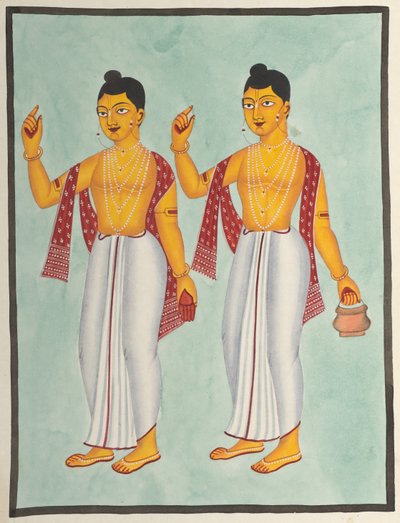 Gaur y Nitai, 1800s de Unbekannt
