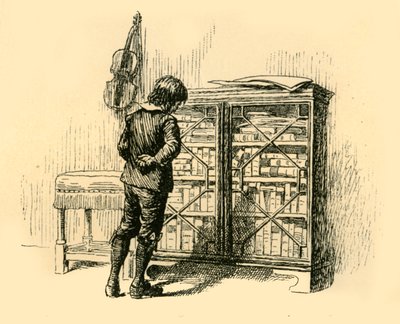 Mirando sus cubiertas a través de las puertas de celosía del armario, 1907 de Unbekannt