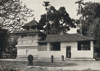 Gedige Vihara, Kandy Ejemplo de un templo budista en el estilo de un santuario hindú, Dewale de Unbekannt