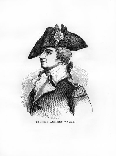 General Anthony Wayne, general y estadista del ejército de los Estados Unidos, 1872 de Unbekannt