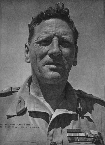 El General Auchinleck decidió que el ejército se mantendrá en Alamein, 1942-1944 de Unbekannt