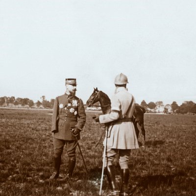 General Henri Gouraud, Chalons, Marne, norte de Francia, c1914-c1918 de Unbekannt