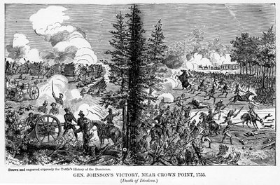 La victoria del General Johnson, cerca de Crown Point, 1755, 1877 de Unbekannt