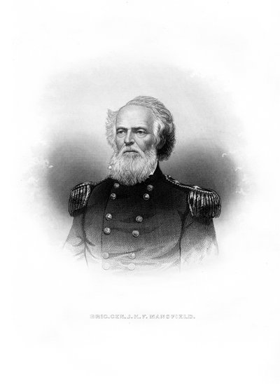 General Joseph King Fenno Mansfield, soldado estadounidense, 1872 de Unbekannt