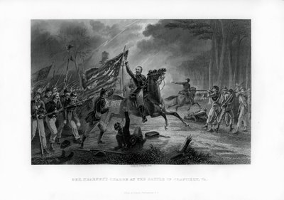 Carga del General Kearny, La batalla de Chantilly, Virginia, 1 de septiembre de 1862, 1862-1867 de Unbekannt