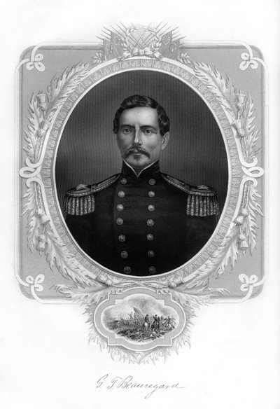 General PGT Beauregard, general del Ejército Confederado, 1862-1867 de Unbekannt