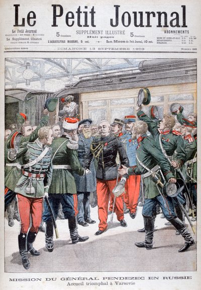 Misión diplomática del General Pendezec a Rusia, 1903 de Unbekannt