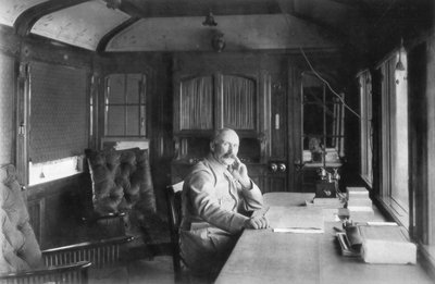 General Philippe Petain, comandante del Segundo Ejército Francés, Verdún, Francia, 1916 de Unbekannt