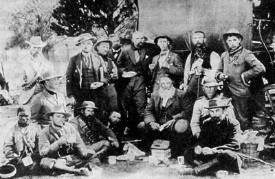 General Piet Joubert 1831-1900 y su personal, finales del siglo XIX de Unbekannt