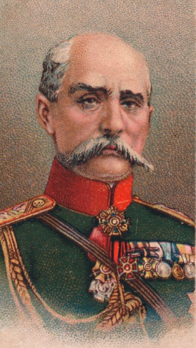 General Platon Lechitsky 1856-1921, comandante ruso en la Primera Guerra Mundial, 1917 de Unbekannt
