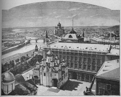 Vista general de la ciudad de Moscú, 1902 de Unbekannt