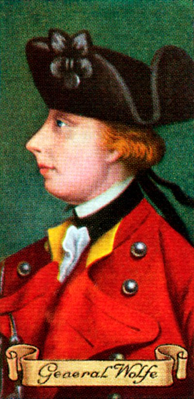 General Wolfe, tomado de una serie de tarjetas de cigarrillos, 1935 de Unbekannt