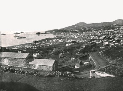 Vista general de Funchal, Madeira, Portugal, 1895 de Unbekannt