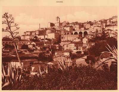 Vista general de Grasse, 1930 de Unbekannt