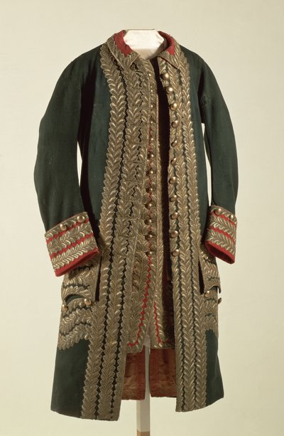 Uniforme de general, perteneciente a Alexander Suvorov, finales del siglo XVIII de Unbekannt