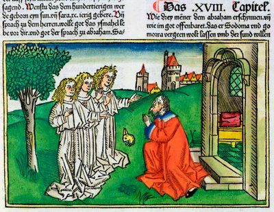 Génesis 18:2: Abraham y los tres ángeles de Unbekannt
