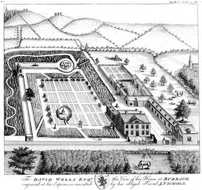 Modelo de finca de campo de caballero, c. 1750 de Unbekannt